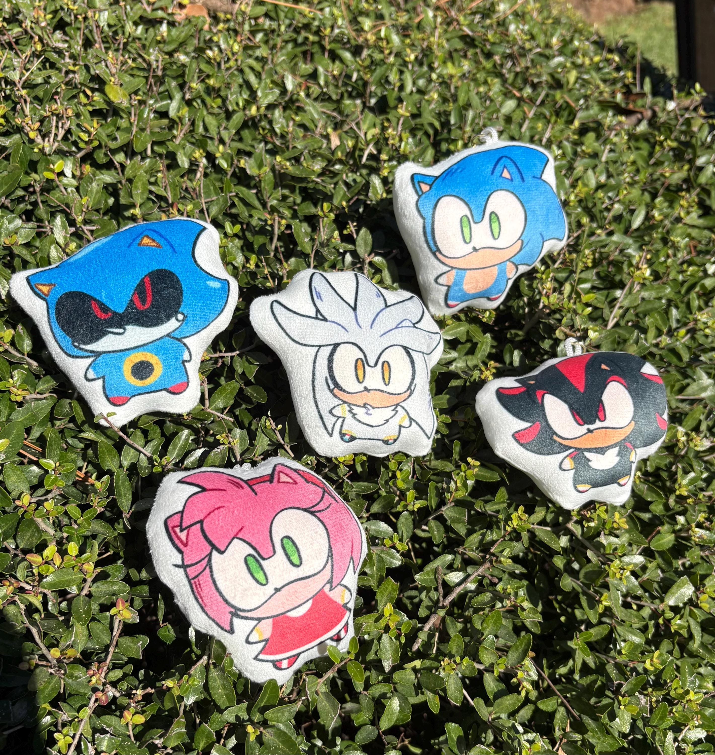 アクセサリー Sonic Disorder Sonic Plush Keychains -amy, Shadow, Metal Sonic, - Etsy