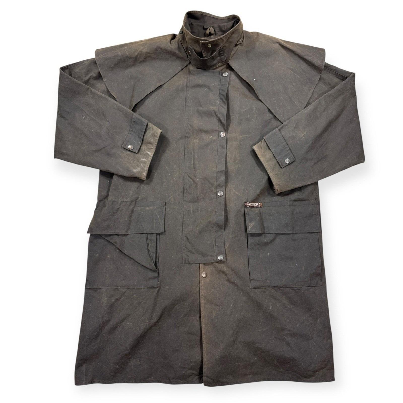 Drizabone Veste Imperméable - Taille S - Marron - Coton Huilé - Australie