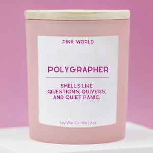 Polygrapher Gift For Police Detective Gift Candle Funny Thank You Gift Box For Law Enforcement Christmas and Birthday Gift