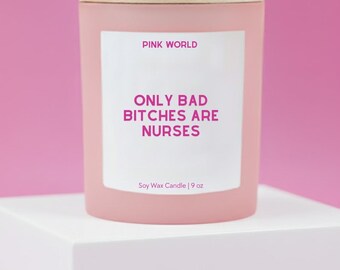Funny Nurse Gift Registered Nurse Candle Gift Nurse Era Candle Gift for Her Funny New Nurse Gift RN Candle Gift Nursing School Graduation