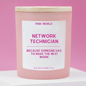 Network Technician IT Support Gift Candle Funny Thank You Gift Box For Software Engineer Christmas and Birthday Gift