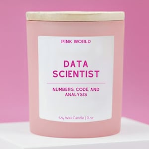 Data Scientist Gift Candle Funny Thank You Gift Box For Software Engineer Christmas and Birthday Gift