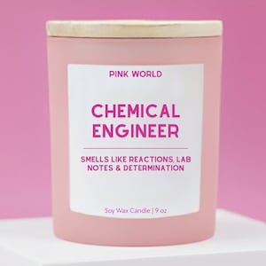 Chemical Engineer Gift Candle Funny Thank You Gift Box For Engineering Professor Christmas and Birthday Gift