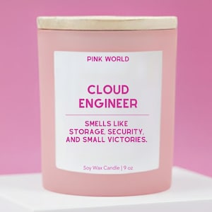 Cloud Engineer Gift For Programmer Gift Girls Who Code Custom Candle Computer Science Gift For Software Engineer Data Scientist