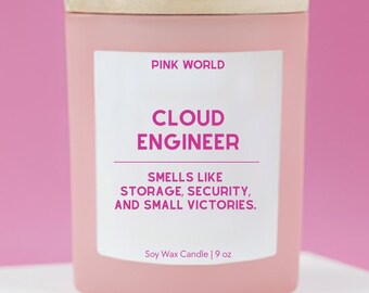Cloud Engineer Gift For Programmer Gift Girls Who Code Custom Candle Computer Science Gift For Software Engineer Data Scientist