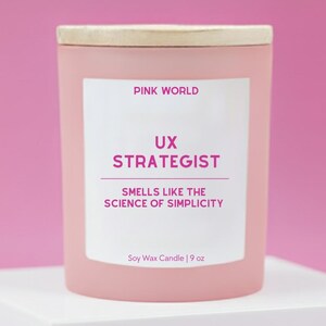 UX Strategist Computer Programmer Gift Candle Funny Thank You Gift Box For Software Engineer Christmas and Birthday Gift