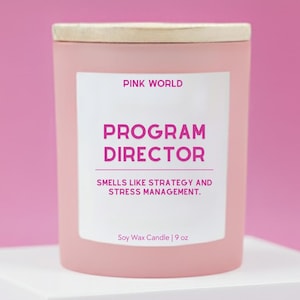Program Director Gift Candle Funny Thank You Gift Box For Director Christmas and Birthday Gift