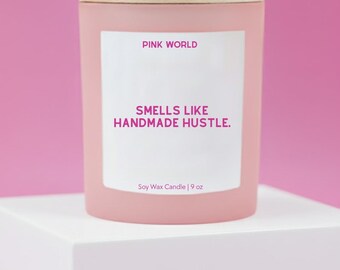 E-commerce Sales Handmade Crafter Gift Funny Candle for Arts and Craft Lover Crafting Gift Fiber Artist Gift Smells Like Candle DIY Gift Box