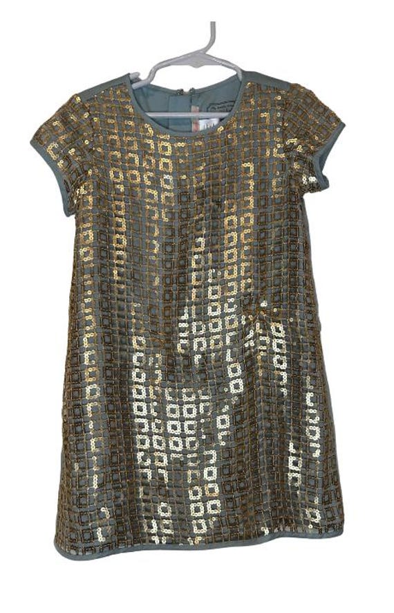 Billieblush Gold Sequin Dress (Kids)