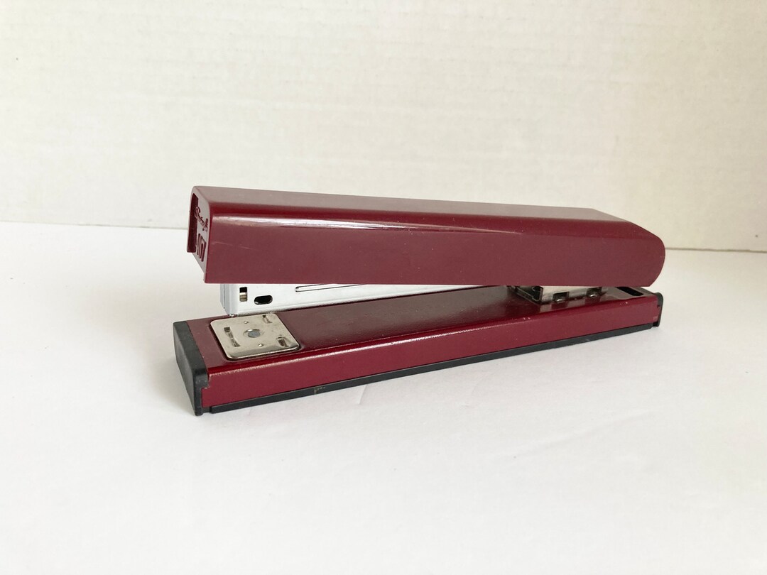 Vintage Swingline Stapler 407 Maroon - Etsy