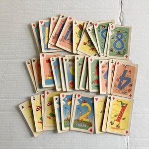 Vintage Crazy 8 Eights Kartenspiel Whitman