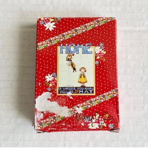 Baralho de cartas vintage Mary Engelbreit - Lar é onde você pendura seu chapéu