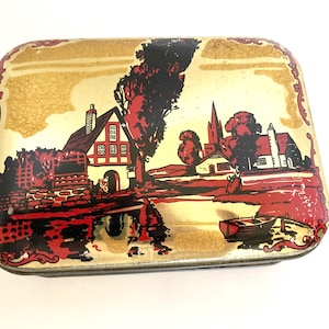 Vintage Cleeves Tin Box With Lid London England