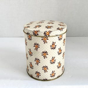 Rosas decorativas vintage Daher en lata, fabricadas en Inglaterra