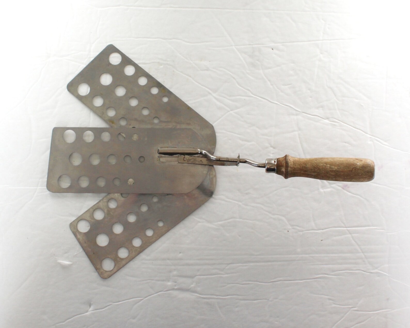 Vintage Expandable Spatula / Wood Handle / Stainless Steel / Etsy