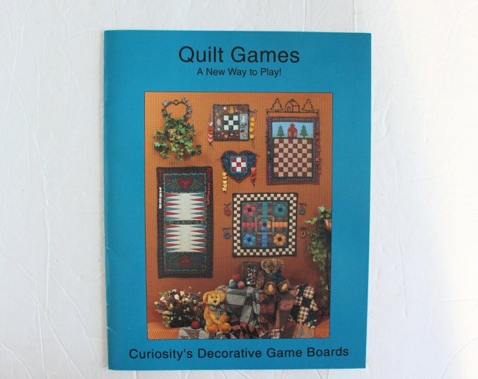 Quilt Games Boards Patterns Leaflet / 1996 Backgammon Etsy