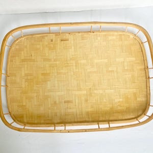 Vintage Bamboo Serving Tray