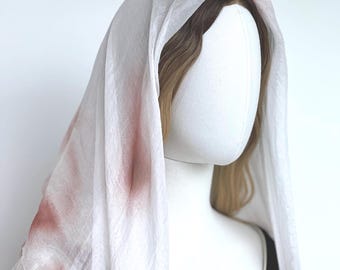 Bloody Halloween Bride Veil Gothic Costume Headpiece Zombie Bride