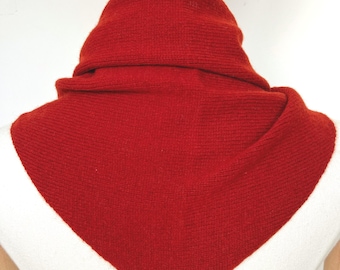 Wool Triangle Scarf, Solid-Color Thermal Headscarf, Thermal Scarf Gift box the holiday presents