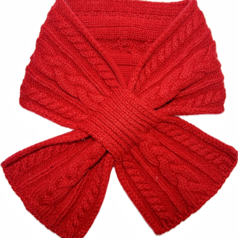 BLACK COLOUR Bcdell Knitted Mini Scarf Natural