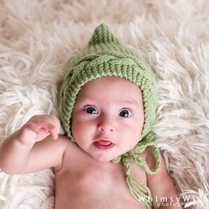 Pasgeboren fotorekwisiet, gebreide babymutsje, acrylmix, elke kleur
