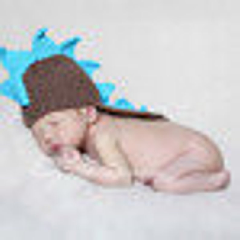 newborn hat dinosaur, dragon knit hat, newborn photo prop, halloween baby hat, baby shower gift, gift for new baby, baby coming home outfit image 5