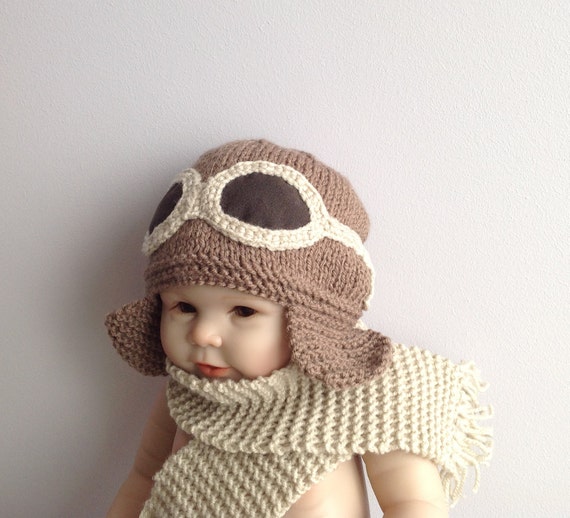 newborn pilot hat