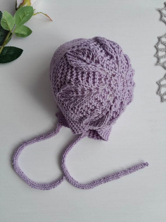 Cuffia per neonati in maglia di cotone, cuffia per neonati color