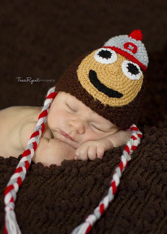 Ohio State Buckeyes Baby Hat for 12-24 