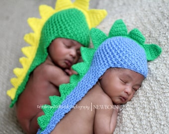 newborn hat dinosaur, dragon knit hat, newborn photo prop, halloween baby hat, baby shower gift, gift for new baby, baby coming home outfit