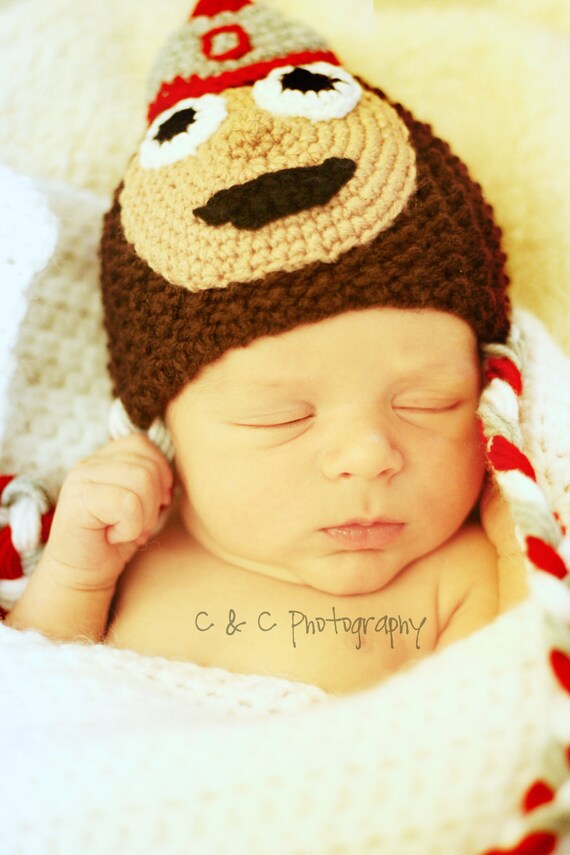 Ohio State Buckeyes Baby Hat for 12-24 