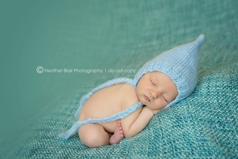 Newborn photo prop, hand knit cream mohair baby bonnet , newborn boy and girl, newborn knit hat, baby hospital hat, baby coming home bonnet image 5