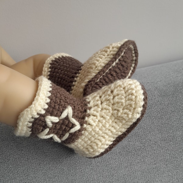 newborn cowboy crochet boots, Handmade cowboy baby shower gift, Baby boy or girl cowboy boots, Cowboy baby photo prop, western baby costume