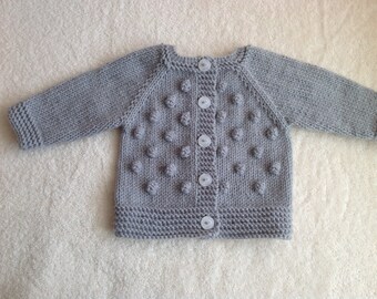 Newborn sweater for girl and boy, grey color sweater, baby sweater, baby knit accessories, children's knit clothes, baby coming home outfit