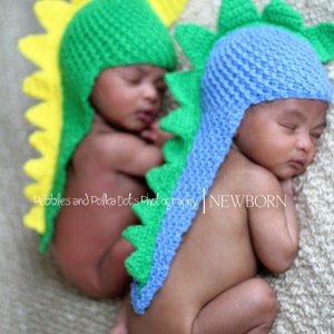 newborn hat dinosaur, dragon knit hat, newborn photo prop, halloween baby hat, baby shower gift, gift for new baby, baby coming home outfit image 2