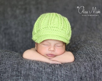 newborn baby original hat, newborn boy hat, newborn hand knit hat, baby shower gift, newborn hat, baby coming home hat, newborn photo prop