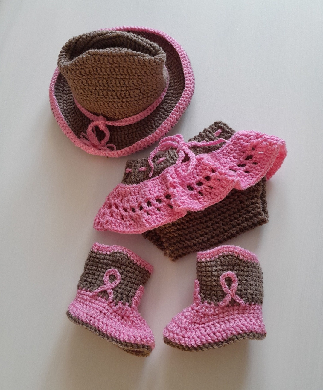 Baby Girl Cowgirl Boot Converter Gown main image 0
