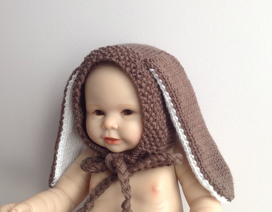 Bunny Newborn/ Baby Hat Newborn Photo Prop Newborn Girl Etsy