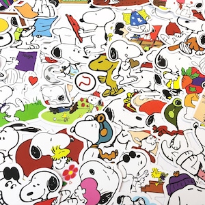 50pcs  Stickers/Peanuts Sticker Pack/cute dog sticker/Multipurpose Decorative Stickers/Laptop Stickers/Luggage Stickers