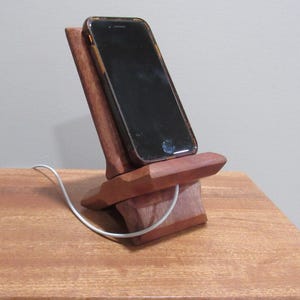 Handmade Wooden Phone Stand