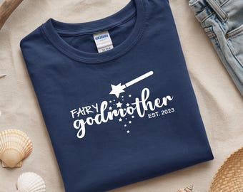 Fairy Godmother T-Shirt, Customizable Godmother Gift