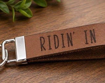 Large Leather Keychain | Choose Your Style