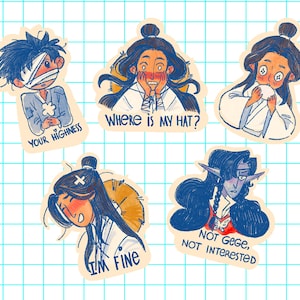 TGCF collection- small stickers