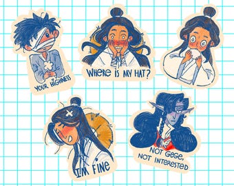 Colección TGCF: pegatinas pequeñas