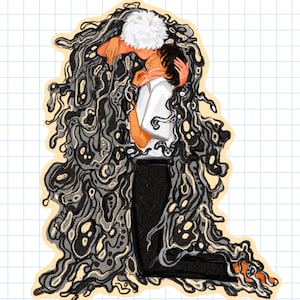 TSHD x Der Kuss – Horror-BL-Anime-Sticker