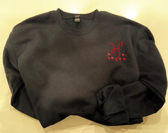 Sudadera Ma bordada a mano