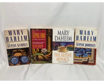 Lot of 4 Books by Mary Daheim | Emma Lord Mystery Series | Paperback