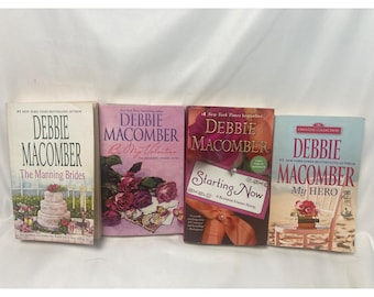 Debbie Macomber Romance Book Lot | 4 Paperback Books | Contemporary Romance