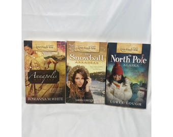 Love Finds You Book Lot | 3 Paperback Books | Inspirational Romance