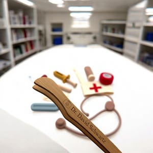 Wooden Medical Doctor Kit Set